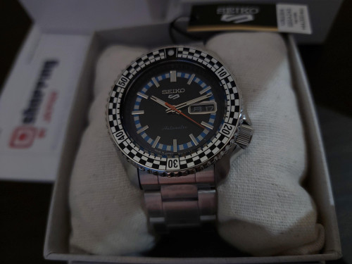 SRPE69K1 | SBSA059 | Seiko 5 Sports Matte Black Nato Band
