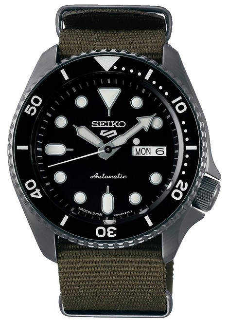 SRPD65K4 | SBSA023 | Seiko 5 Sports Green Nato