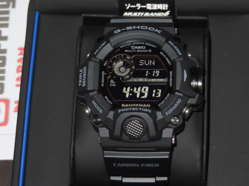 Casio Rangeman Black Panther Carbon Band GW-9400BJ-1JF