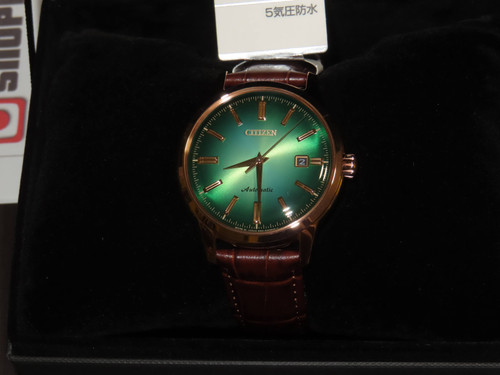 Citizen Mechanical Retro Green Dial NK0002-14W - Shopping In Japan Net