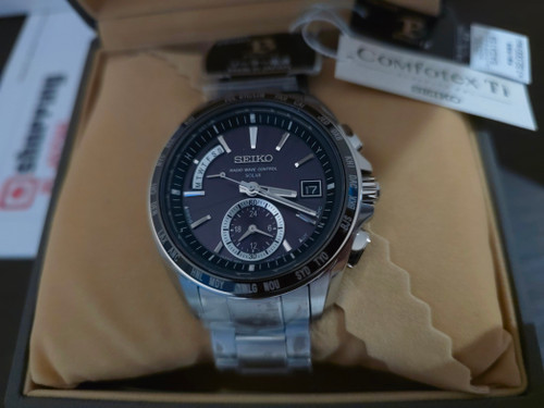 Seiko Brightz Radio Solar Comfortex Titanium SAGA159