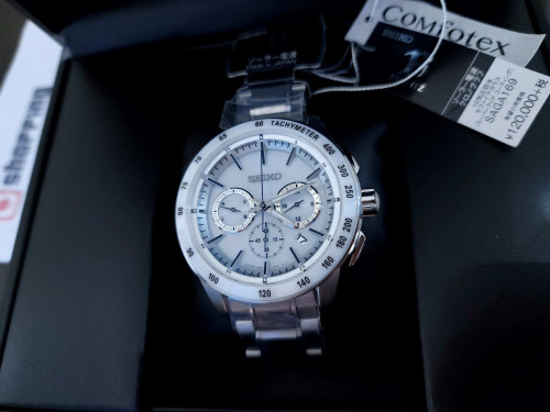 Seiko Brightz Titanium Chronograph SAGA197 - Shopping In Japan Net