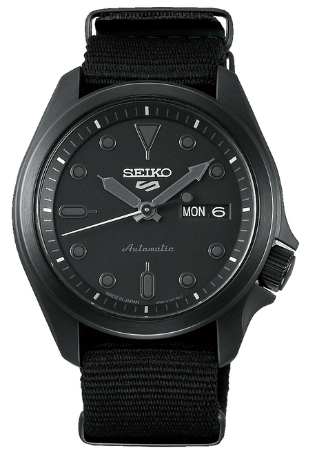 Seiko 5 Sports Automatic Black Japan Version SBSA059
