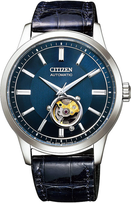 Citizen Mechanical Blue Open Heart Dial NB4020-11L