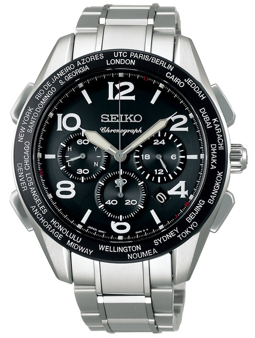 Seiko Brightz Chronograph Solar Radio Wave SAGA295