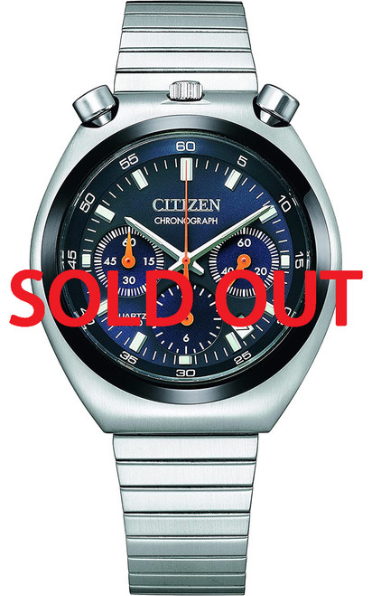 Citizen Bullhead Tsuno Chrono Black Panda AN3660-81L - Shopping In