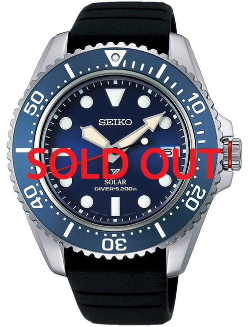 Seiko Prospex Sea Blue Solar Diver SNE593 | SBDJ055 (JDM Edition)