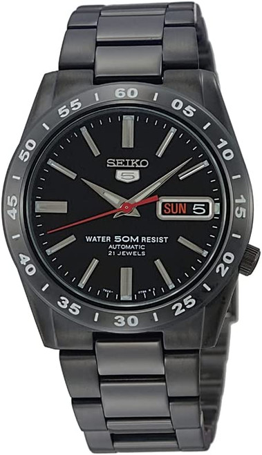 Seiko 5 Black Automatic 21 Jewels 50m SNKE03 | SNKE03K1 - Shopping