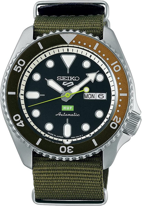 Seiko SRPJ19 / SRPJ19K1 5 Sports HUF Collab Green SBSA163