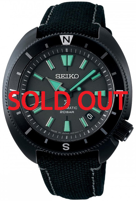Seiko Tortoise Black Night Vision SRPH99 | SBDY121 (Made In Japan)