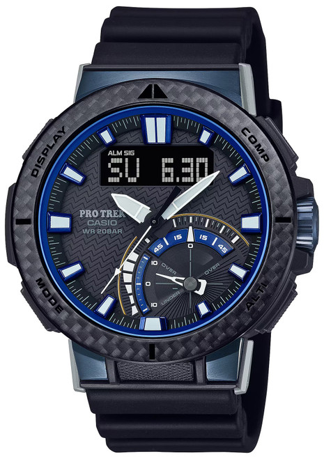 時計 CASIO PROTREK PRW2500 1jf Bezel ok! Casio Pro Trek Angler Line Carbon Fiber PRW-73X-1JF Multi