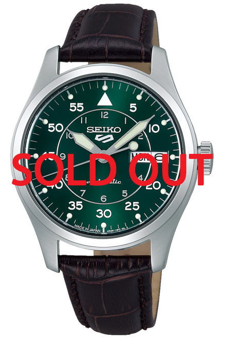 Seiko 5 Field Flieger Kelly Green SRPJ89 | SBSA203 (JDM Edition Kanji)