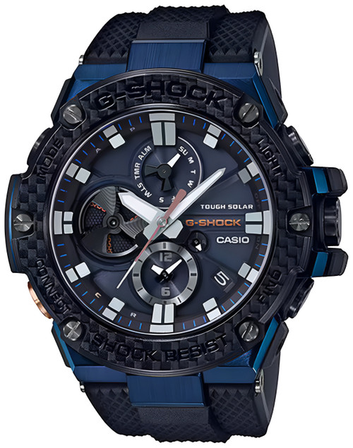 G-SHOCK★GST-B100★ソーラー　Bluetooth 連携 G-SHOCK》G-STEEL GST-B100-1AJF Bluetooth搭載 タフソーラーの