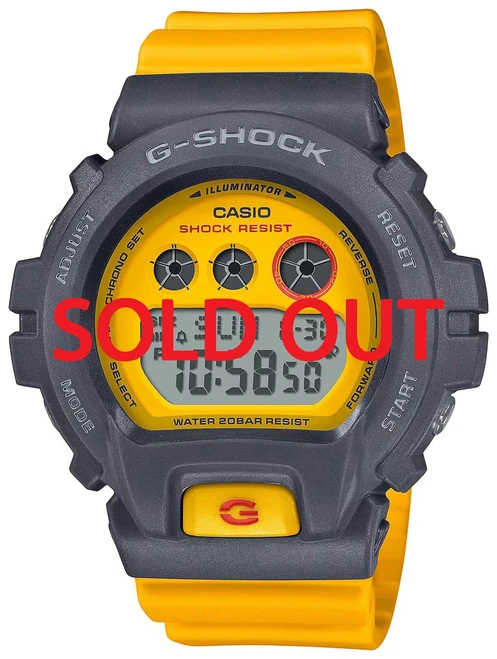 G-Shock Retro Yellow 90s Inspired GMDS6900Y | GMD-S6900Y-9JF