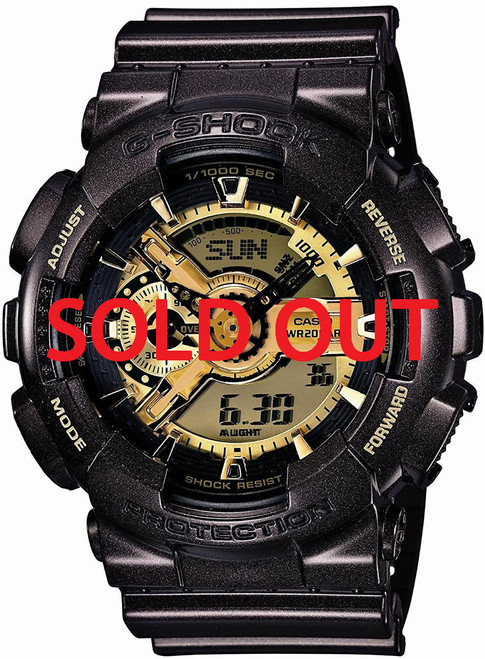 G-Shock Garish Gold Analog Digital GA-110BR-5AJF 