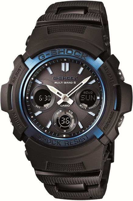 G-Shock Garish Black AWG-M100BW-1A / AWGM100-1A