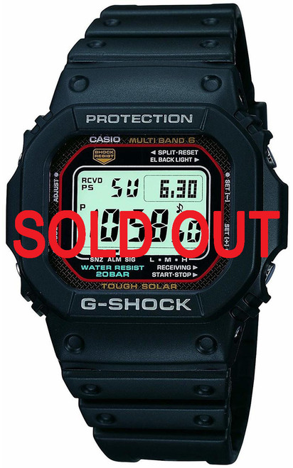 G-Shock GW-M5610-1JF Solar Atomic