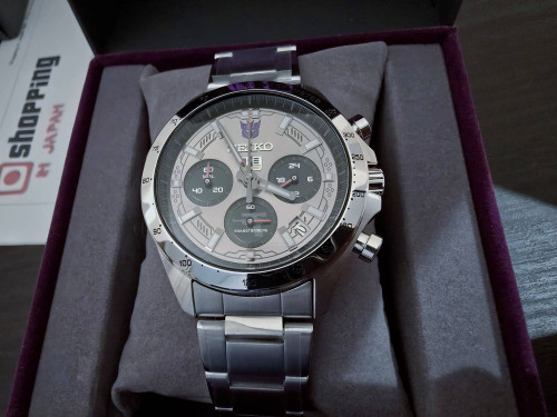 Seiko x Transformers Megatron Decepticons Japan Limited 300 pcs.