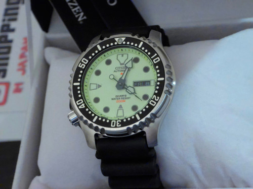 Citizen Promaster Automatic Dive Watch Full Lume Dial NY0040-09W