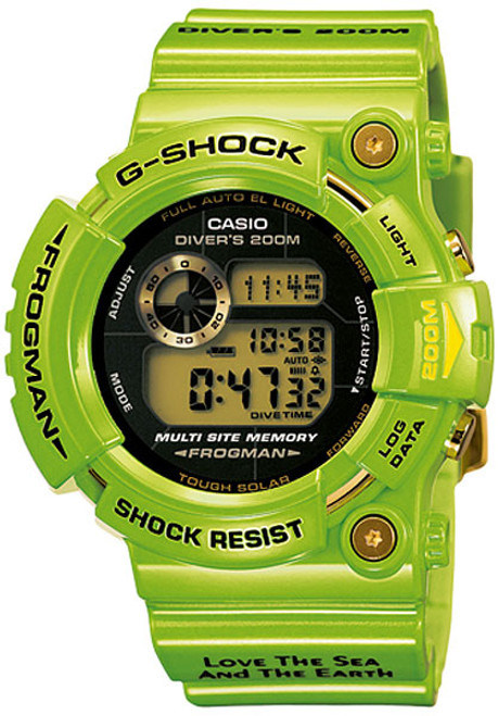 G-Shock Frogman Green Kermit GW-200F-3JR