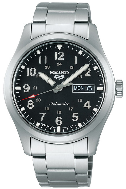 Seiko 5 Sports Black Dial SBSA111 with Kanji (Japan ver.)