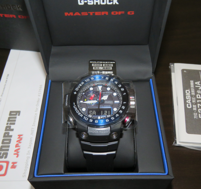 Casio GWN-1000B-1B / GWN-1000B-1BER Gulfmaster Tide Graph