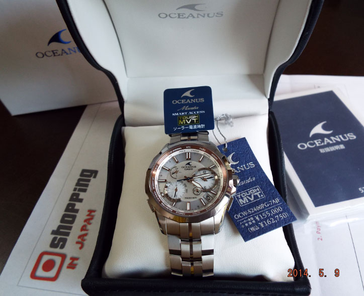 Casio Oceanus OCW-S2400PG-7AJF Manta Multiband - Shopping In Japan NET