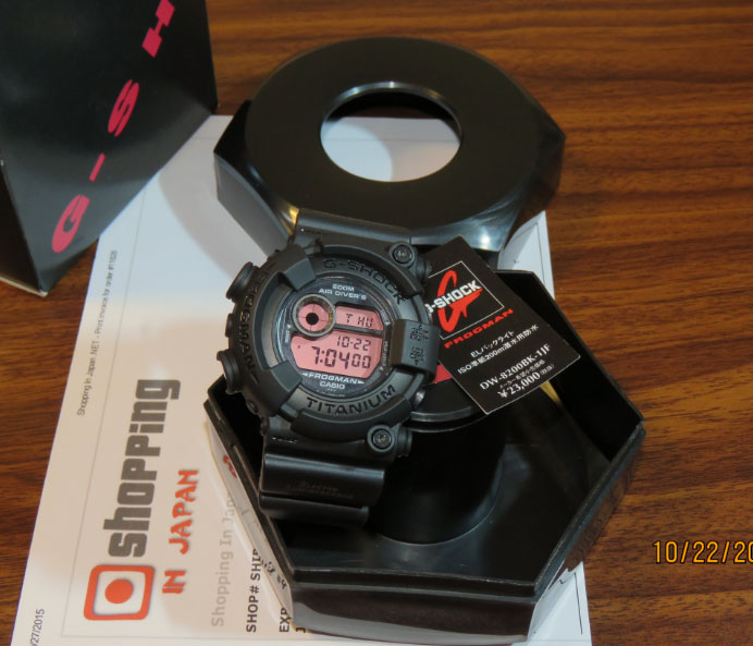 G-Shock Real Black Frogman DW-8200BK-1JF - Shopping In Japan NET