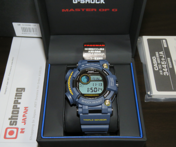 G-Shock Frogman GWF-D1000NV-2JF Master In Navy Blue - Shopping In