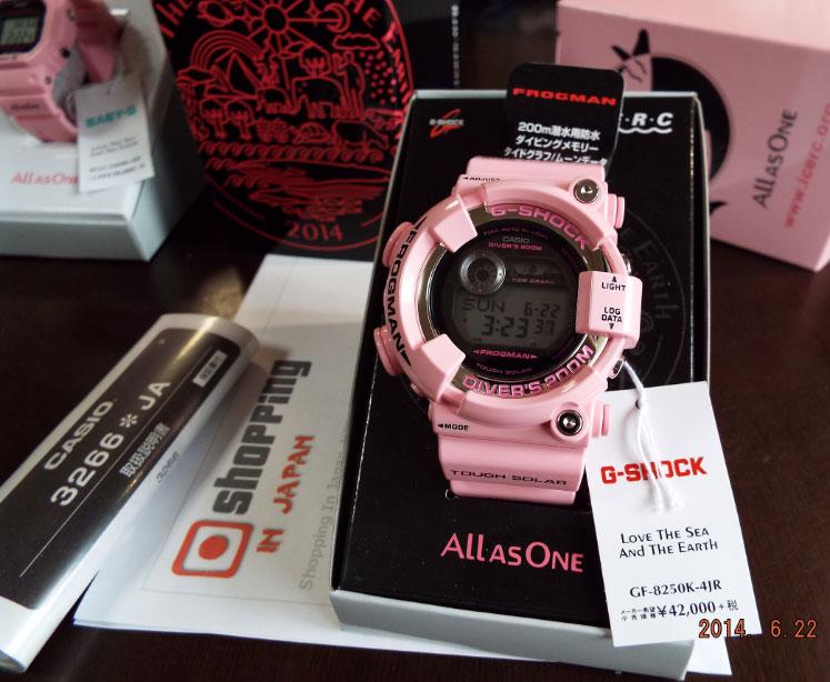 G-Shock Frogman Pink Dolphin Whale GF-8250K-4JR - Shopping In