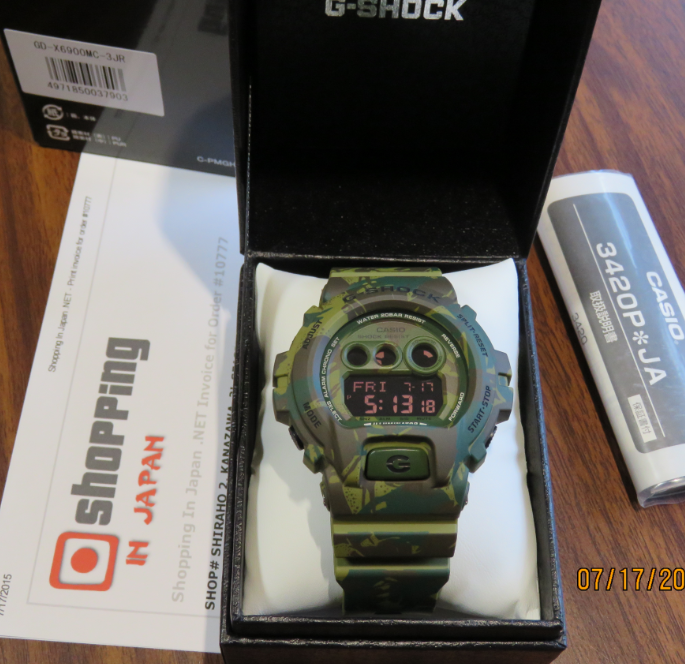 G-Shock Camouflage Series GD-X6900MC-3JR / GD-X6900MC-3ER