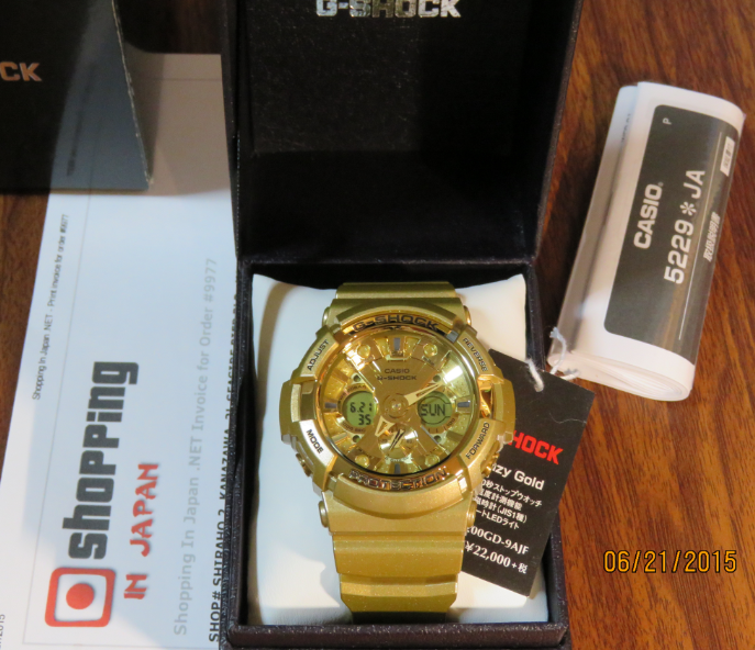 G-Shock GA-200GD-9AJF Analog Digital Gold - Shopping In Japan NET