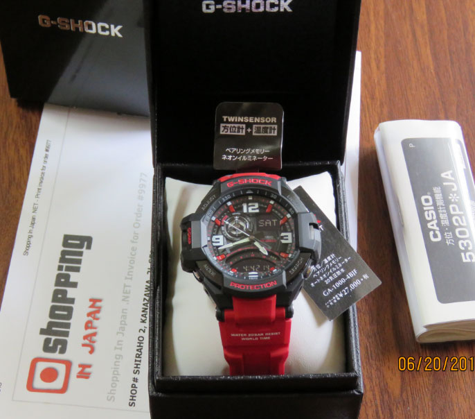 Casio G-Shock Sky Cockpit GA-1000-4BJF Aviation - Shopping In