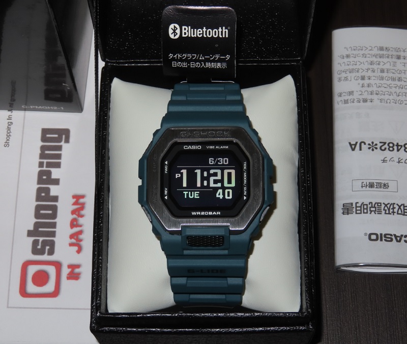 Casio G Lide Bluetooth Blue Gbx 100 2jf Shopping In Japan Net