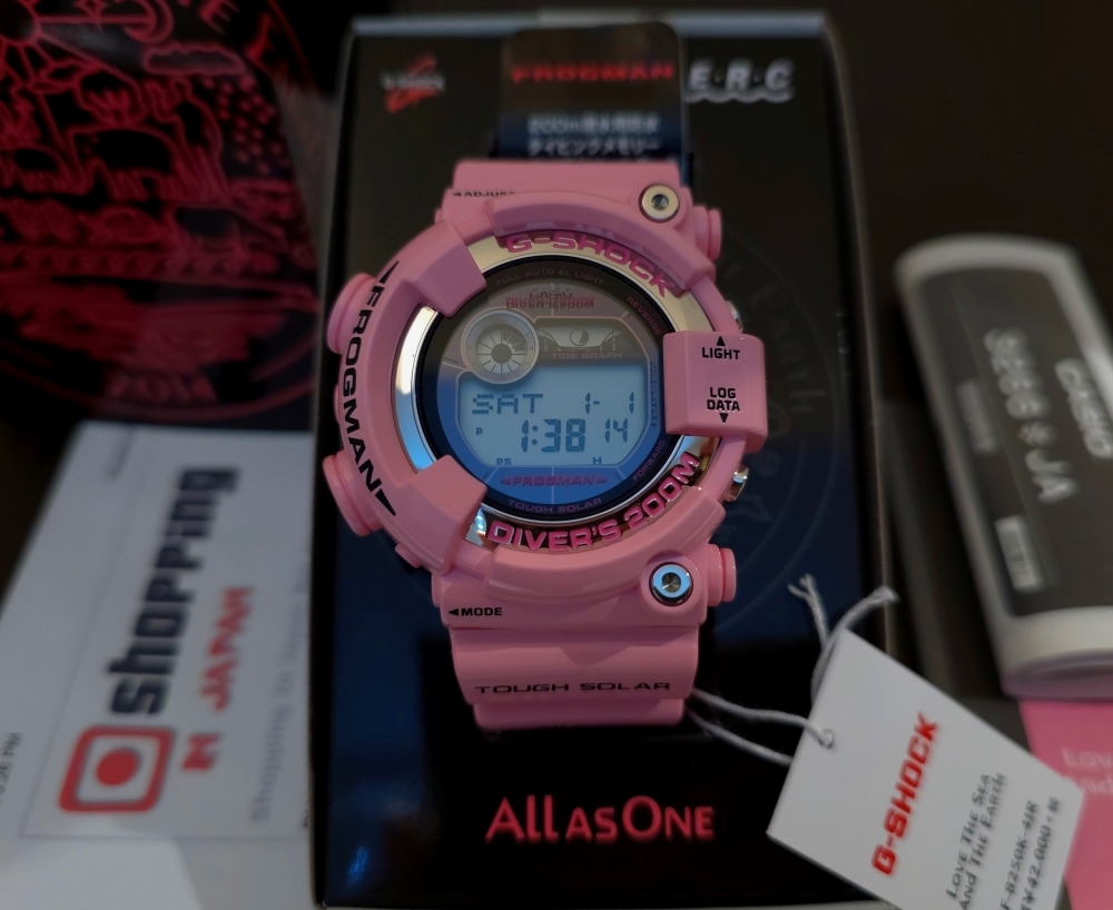 G-Shock Frogman Pink Dolphin Whale GF-8250K-4JR - Shopping In