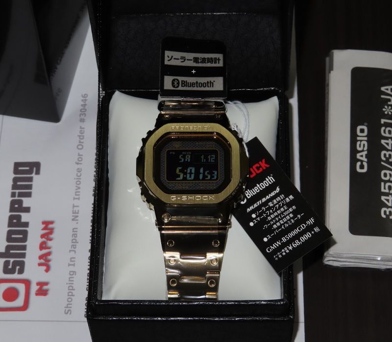 G-Shock Gold Full Metal GMW-B5000GD-9JF - NEW 100% - Shopping In Japan