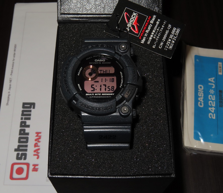 Casio Frogman GW-200MS-1JF Men in Rusty Black