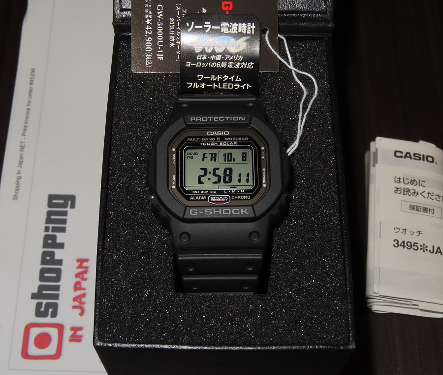 CASIO カシオ G-SHOCK GW-5000U-1JF 日本製 - 時計