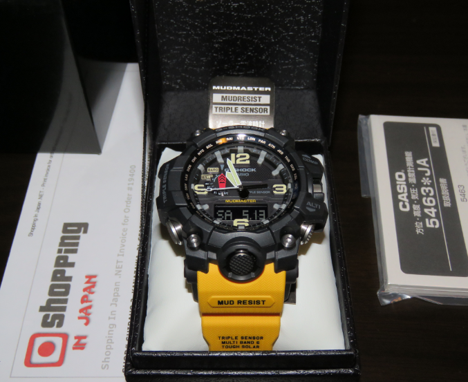 casio mudmaster yellow