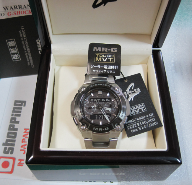 Casio MR-G G-Shock Tough Solar MRG-7600D-1AJF