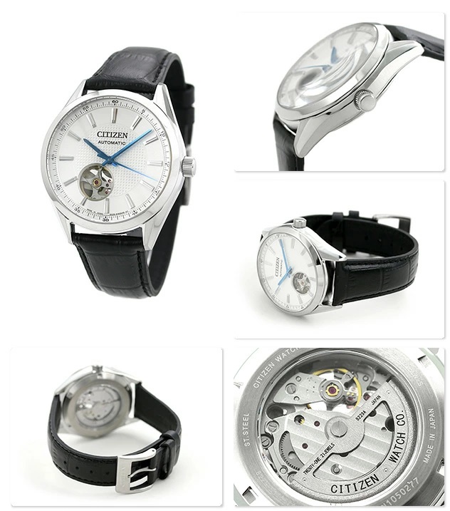 2年保証』 CITIZEN automatic オープンハート 8229-S105145 | www