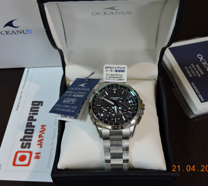 Casio GPS Oceanus OCW-G1000-1A2JF - Shopping In Japan NET