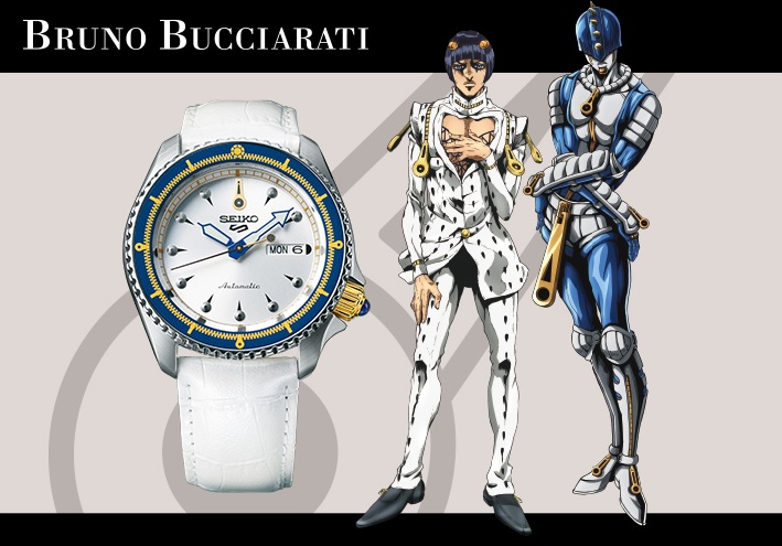 Seiko x JoJo's Bizarre Adventure SBSA029 Bruno Bucciarati