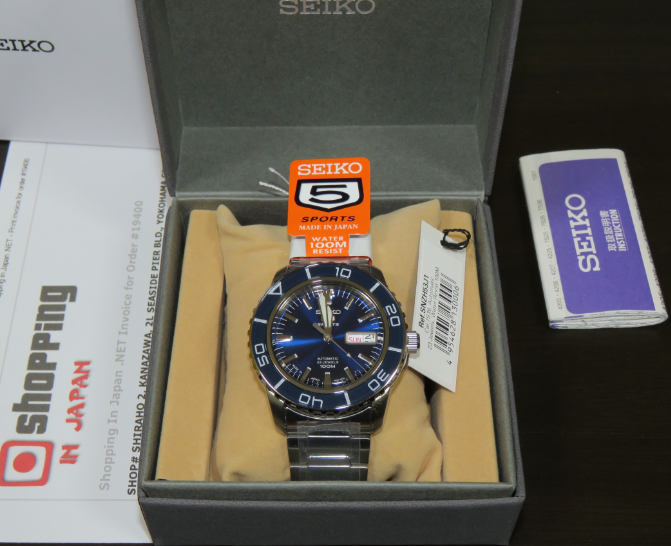 Seiko 5 Sports Blue Pearlescent Face SNZH53J1 / SNZH53J / SNZH53