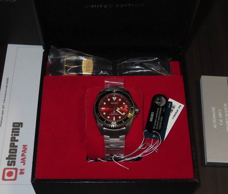 Seiko Zimbe 11 Red Sunray Shogun SPB099J Watch | Thailand Limited