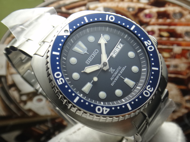 Seiko Turtle Blue SRP773K1 Automatic Reissue Diver Blue Dial