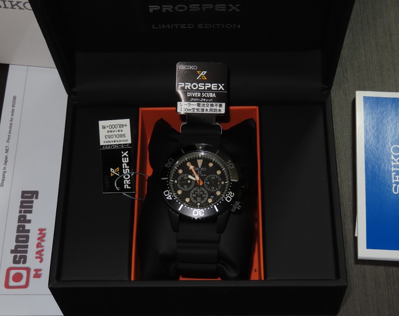 Seiko Black Series Solar Chrono Japan Made ver. SSC673 / SBDL053