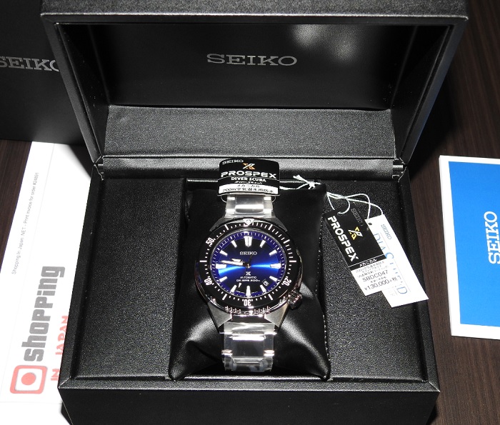 Seiko Prospex Diver Transocean Rising Wave 200m SBDC047 Blue Dial