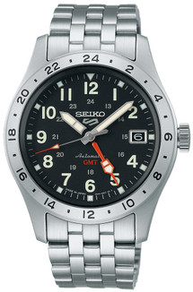 人気！　SEIKO SPEJ011 GMT BK 交渉可 Introducing: セイコー プレザージュ Sharp Edged GMT (編集部