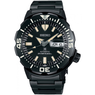 Seiko Prospex Diver Monster All Black Japan Limited Kanji Sbdy037